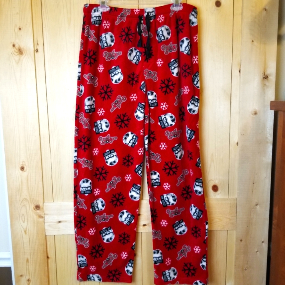 A Christmas Story Graphic Movie Adjustable Waist Pajama Bottom Pants